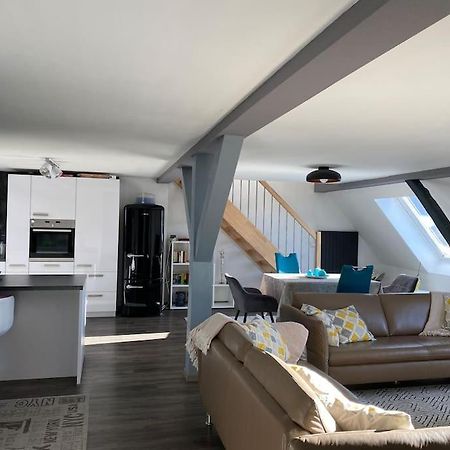 Loft Wohnung Mit Toller Aussicht Messstetten Eksteriør billede