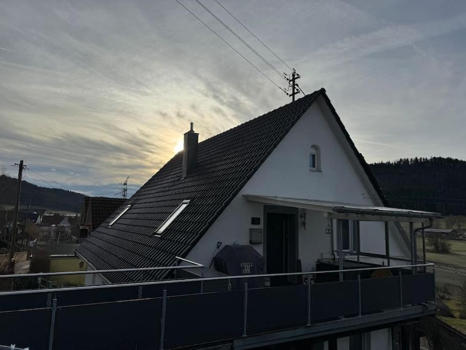 Loft Wohnung Mit Toller Aussicht Messstetten Eksteriør billede